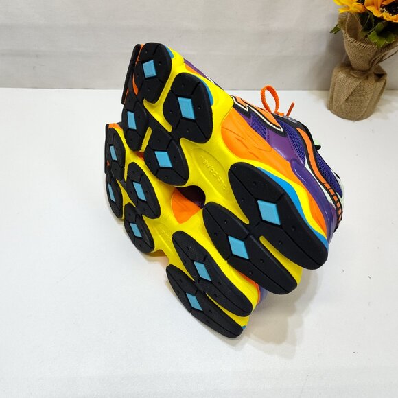 New Balance 9060 Prism Purple Vibrant Spring U9060NBX Men 8.5 Mesh/Leather Upper - Picture 13 of 16